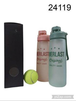 Imagen de BOTELLA EVERLAST TAPA C/PICO, TIRA DE AGARRE Y DORSO MEDIDOR 800ML 11.25